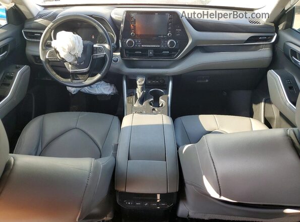 5TDGZRAH4LS021836 2020 TOYOTA HIGHLANDER White Dashboard view