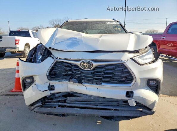 5TDGZRAH4LS021836 2020 TOYOTA HIGHLANDER White Front view