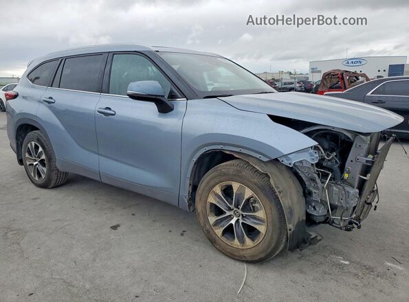 5TDGZRAH4MS055955 2021 TOYOTA HIGHLANDER Silver Delantero derecho