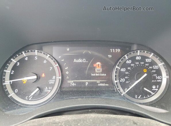 5TDGZRAH4MS055955 2021 TOYOTA HIGHLANDER Silver Vista del cuadro de instrumentos