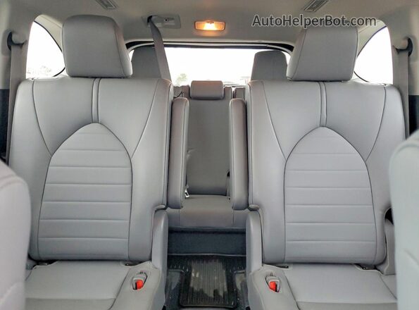 5TDGZRAH4MS055955 2021 TOYOTA HIGHLANDER Silver Vista de los asientos traseros