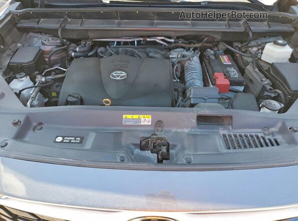 5TDGZRAH4MS537678 2021 TOYOTA HIGHLANDER Gray 