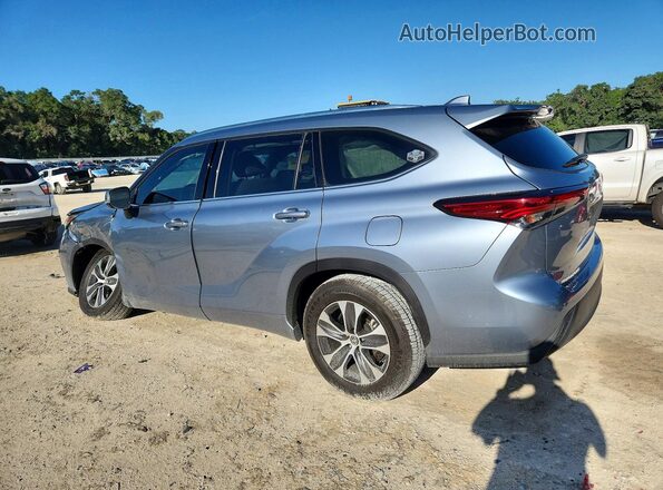 5TDGZRAH5LS017715 2020 TOYOTA HIGHLANDER Teal Հետևի ձախ