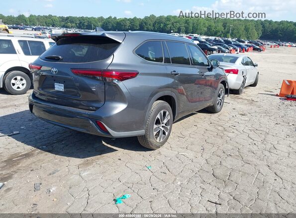 5TDGZRAH5LS505014 2020 TOYOTA HIGHLANDER Gray Trasero derecho