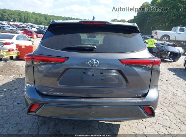 5TDGZRAH5LS505014 2020 TOYOTA HIGHLANDER Gray 