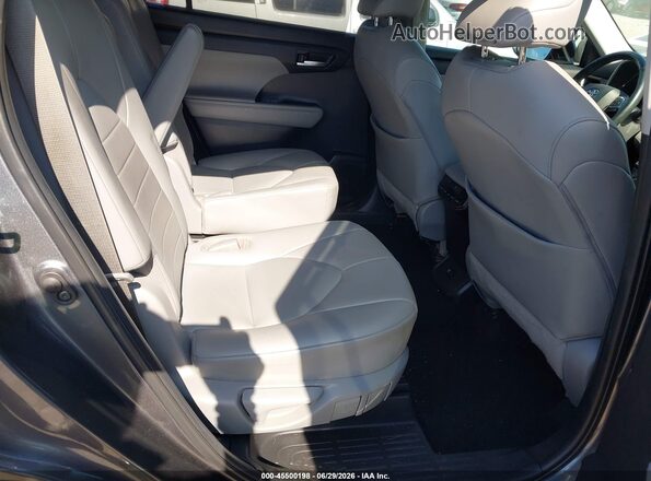 5TDGZRAH5LS505014 2020 TOYOTA HIGHLANDER Gray Vista de la etiqueta del VIN