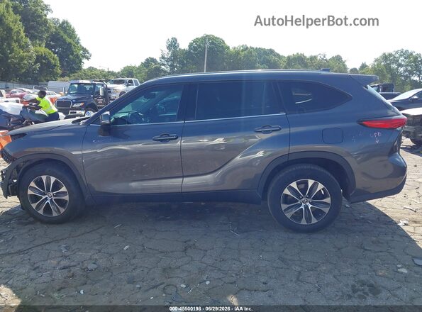 5TDGZRAH5LS505014 2020 TOYOTA HIGHLANDER Gray 