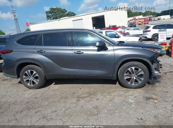 5TDGZRAH5LS505014 2020 TOYOTA HIGHLANDER Gray 