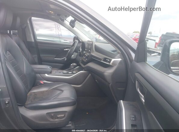 5TDGZRAH5MS068908 2021 TOYOTA HIGHLANDER Gray Front interior view