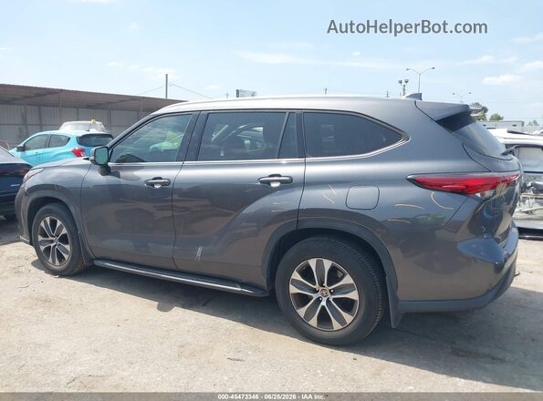 5TDGZRAH5MS524972 2021 TOYOTA HIGHLANDER Gray სალონის 360-გრადუსიანი ხედი