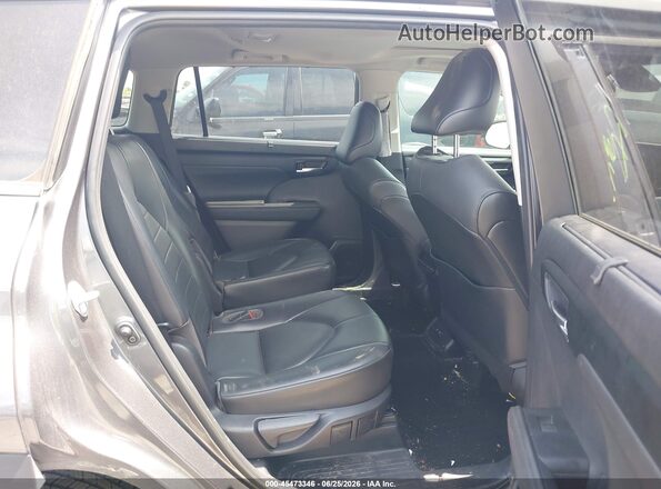 5TDGZRAH5MS524972 2021 TOYOTA HIGHLANDER Gray VIN კოდის სტიკერის ხედი