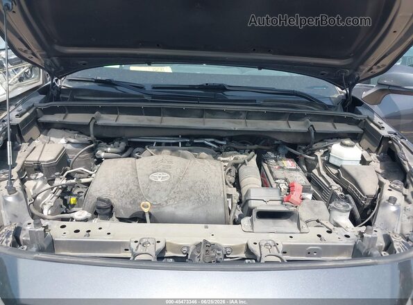 5TDGZRAH5MS524972 2021 TOYOTA HIGHLANDER Gray უკანა ხედი
