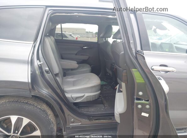 5TDGZRAH6MS067122 2021 TOYOTA HIGHLANDER Gray VIN կոդի պիտակի տեսք