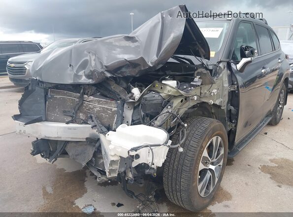 5TDGZRAH6MS067122 2021 TOYOTA HIGHLANDER Gray Դիմացի տեսք