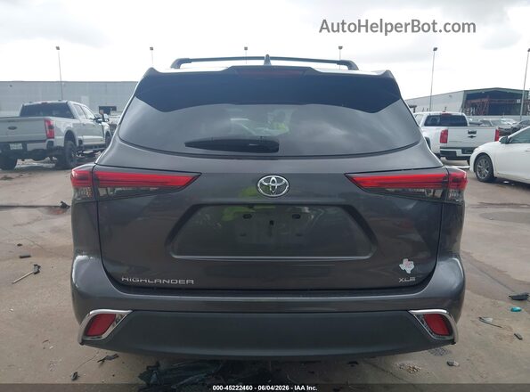 5TDGZRAH6MS067122 2021 TOYOTA HIGHLANDER Gray 