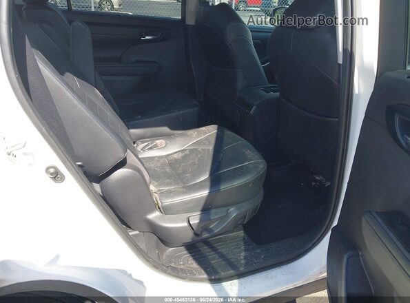 5TDGZRAH8LS022097 2020 TOYOTA HIGHLANDER White VIN კოდის სტიკერის ხედი