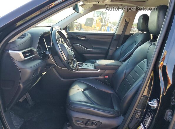 5TDGZRAH8MS086366 2021 TOYOTA HIGHLANDER Black Սալոնի դիմացի տեսք