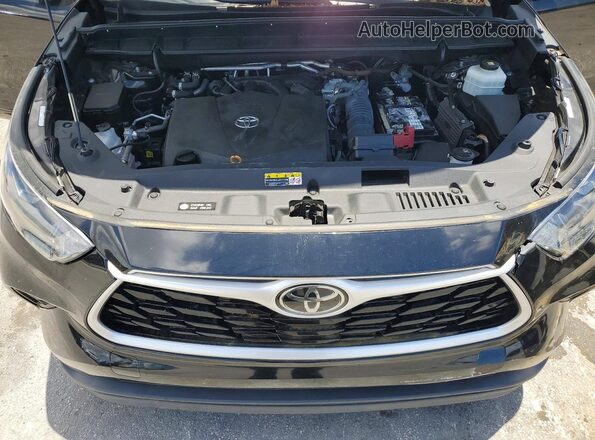 5TDGZRAH8MS086366 2021 TOYOTA HIGHLANDER Black Շարժիչի բաժամունքի տեսք