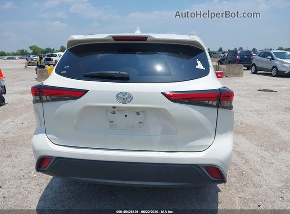 5TDGZRAH9LS021007 2020 TOYOTA HIGHLANDER White 