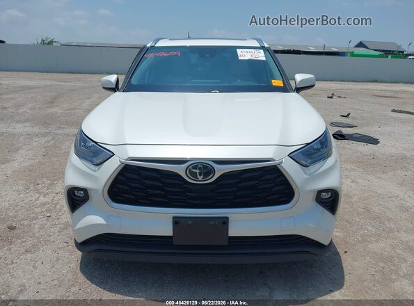 5TDGZRAH9LS021007 2020 TOYOTA HIGHLANDER White Widok zestawu wskaźników