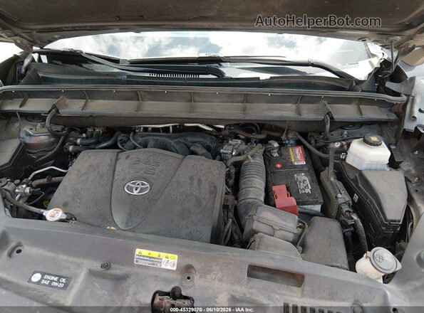 5TDGZRAH9MS066174 2021 TOYOTA HIGHLANDER Gray უკანა ხედი