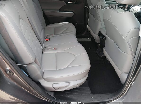 5TDGZRAH9MS066174 2021 TOYOTA HIGHLANDER Gray VIN კოდის სტიკერის ხედი