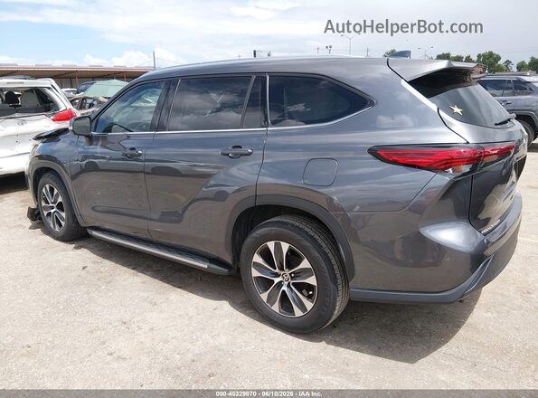 5TDGZRAH9MS066174 2021 TOYOTA HIGHLANDER Gray 