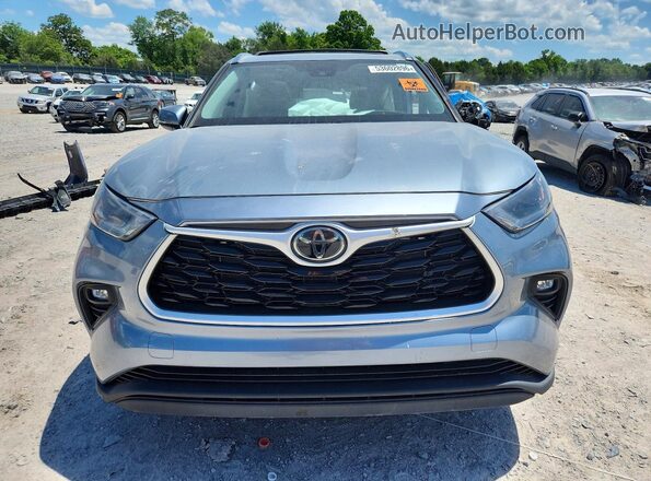 5TDGZRAH9MS081032 2021 TOYOTA HIGHLANDER Blue 