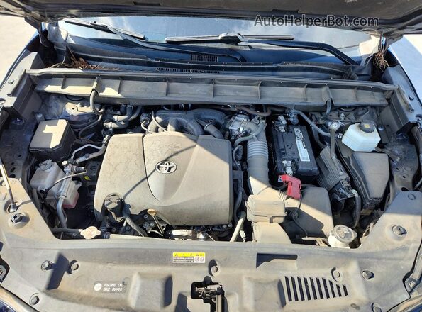 5TDGZRAHXLS020285 2020 TOYOTA HIGHLANDER Blue Rear interior view