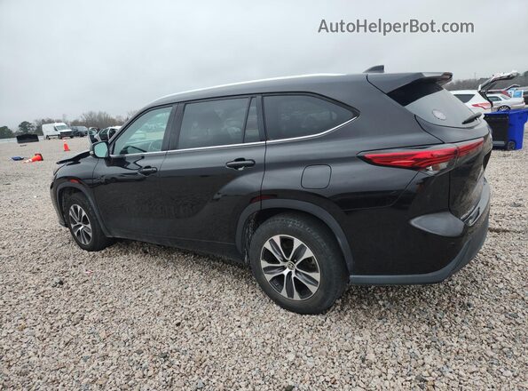 5TDGZRAHXMS043650 2021 TOYOTA HIGHLANDER Черный Задняя левая четверть
