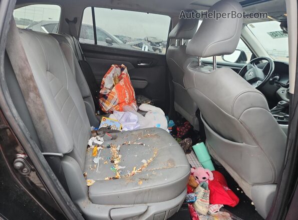5TDGZRAHXMS043650 2021 TOYOTA HIGHLANDER Черный Вид задних сидений