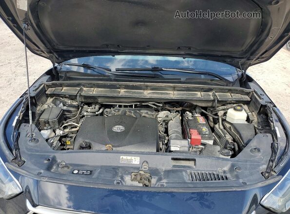 5TDGZRAHXMS520089 2021 TOYOTA HIGHLANDER Черный Вид подкапотного пространства