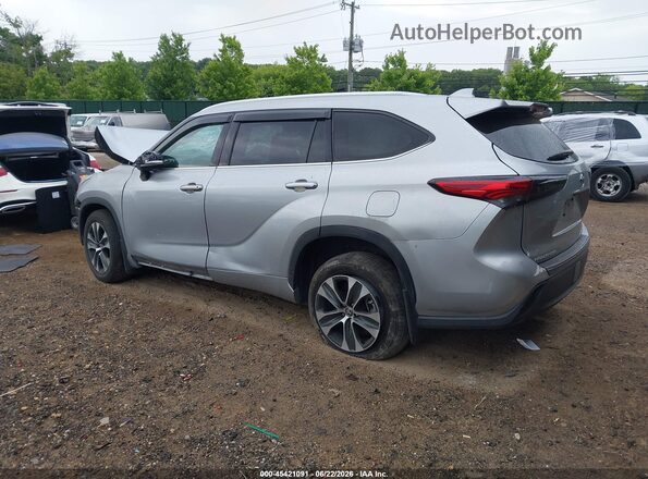 5TDGZRBH0LS000593 2020 TOYOTA HIGHLANDER Gray Rear left