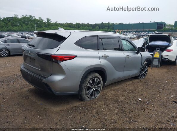 5TDGZRBH0LS000593 2020 TOYOTA HIGHLANDER Gray Rear right