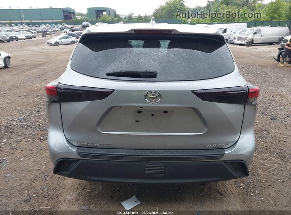 5TDGZRBH0LS000593 2020 TOYOTA HIGHLANDER Gray 