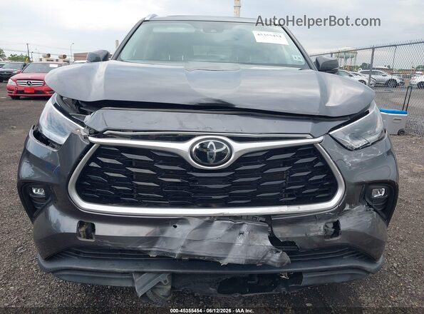 5TDGZRBH0MS145909 2021 TOYOTA HIGHLANDER Gray Vista del cuadro de instrumentos