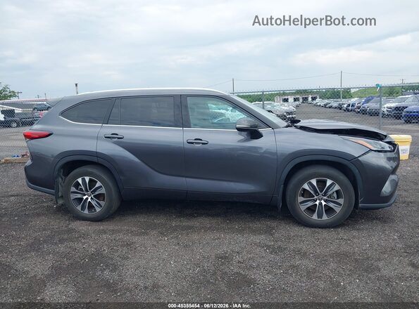5TDGZRBH0MS145909 2021 TOYOTA HIGHLANDER Gray Vista interior de 360 grados