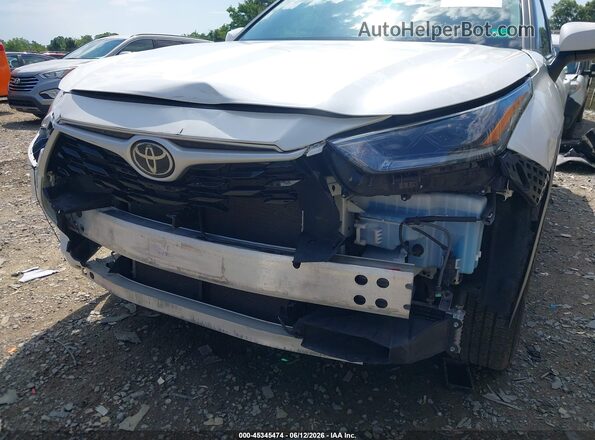 5TDGZRBH1MS133929 2021 TOYOTA HIGHLANDER White Вид спереду