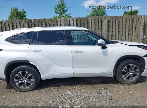 5TDGZRBH1MS133929 2021 TOYOTA HIGHLANDER White Панорамний вид салону 360°