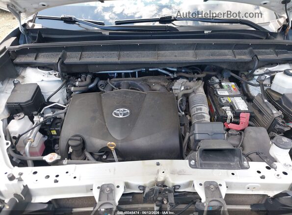 5TDGZRBH1MS133929 2021 TOYOTA HIGHLANDER White Вид ззаду