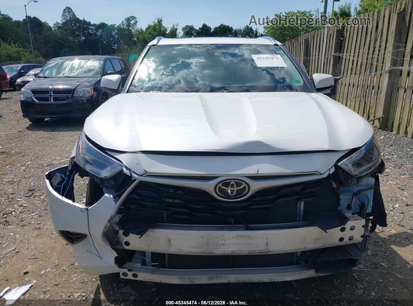 5TDGZRBH1MS133929 2021 TOYOTA HIGHLANDER White Вид задньої частини салону