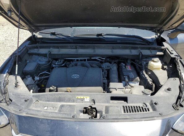 5TDGZRBH2MS057315 2021 TOYOTA HIGHLANDER Gray Engine compartment view