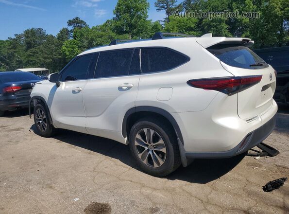 5TDGZRBH2MS130974 2021 TOYOTA HIGHLANDER Белый Задняя левая четверть