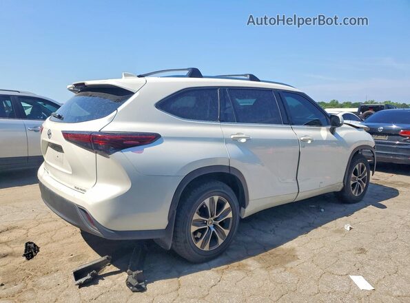 5TDGZRBH2MS130974 2021 TOYOTA HIGHLANDER Белый Задняя правая четверть