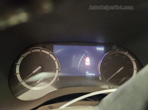 5TDGZRBH2MS160508 2021 TOYOTA HIGHLANDER Gray Vista del cuadro de instrumentos