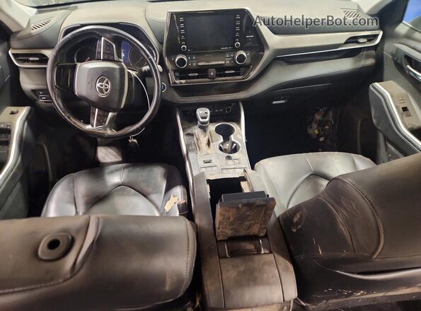 5TDGZRBH2MS160508 2021 TOYOTA HIGHLANDER Gray Vista del salpicadero