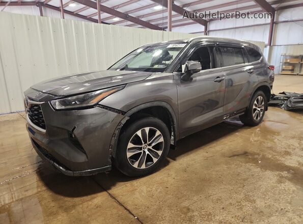 5TDGZRBH2MS160508 2021 TOYOTA HIGHLANDER Gray 