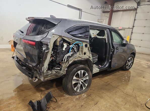 5TDGZRBH2MS160508 2021 TOYOTA HIGHLANDER Gray 