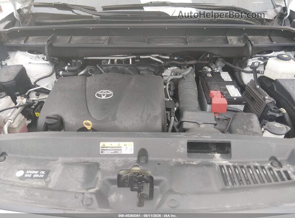 5TDGZRBH3MS102228 2021 TOYOTA HIGHLANDER White Вид ззаду