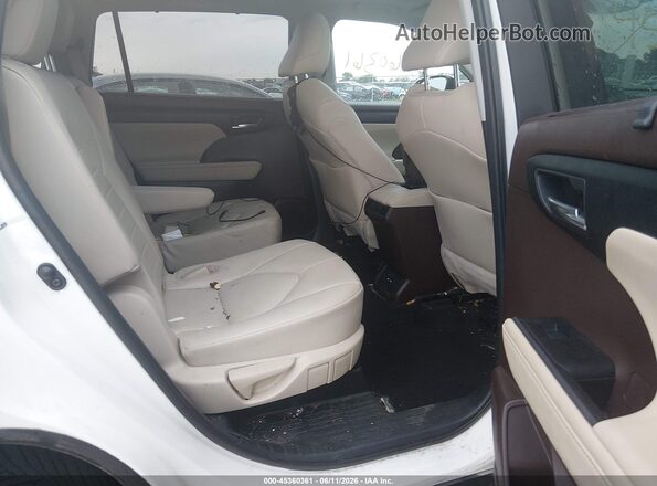 5TDGZRBH3MS102228 2021 TOYOTA HIGHLANDER White Вид наклейки з VIN-кодом